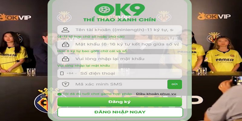 Bước 2 Điền chính xác thông tin cần thiết tạo lập account